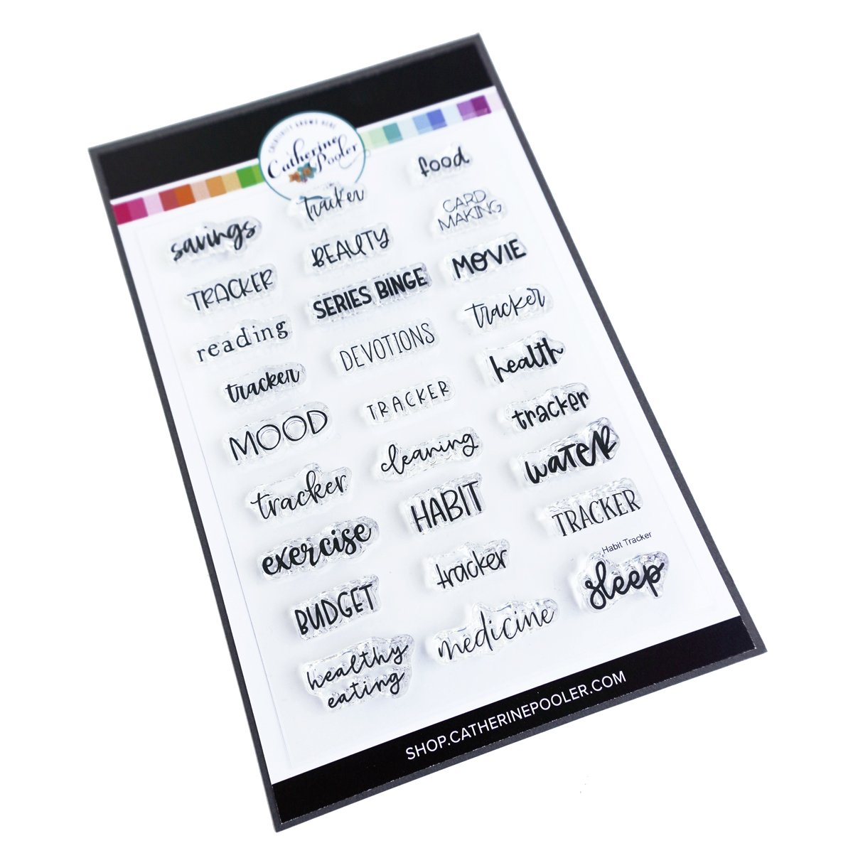 Catherine Pooler - Habit Tracker Stamp Set